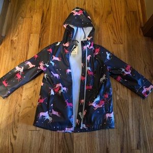 Joules kids lined raincoat